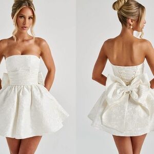 Salome Mini Dress - Ivory